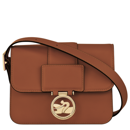 Box-Trot S Crossbody bag Cognac - Leather (10174HAU504)