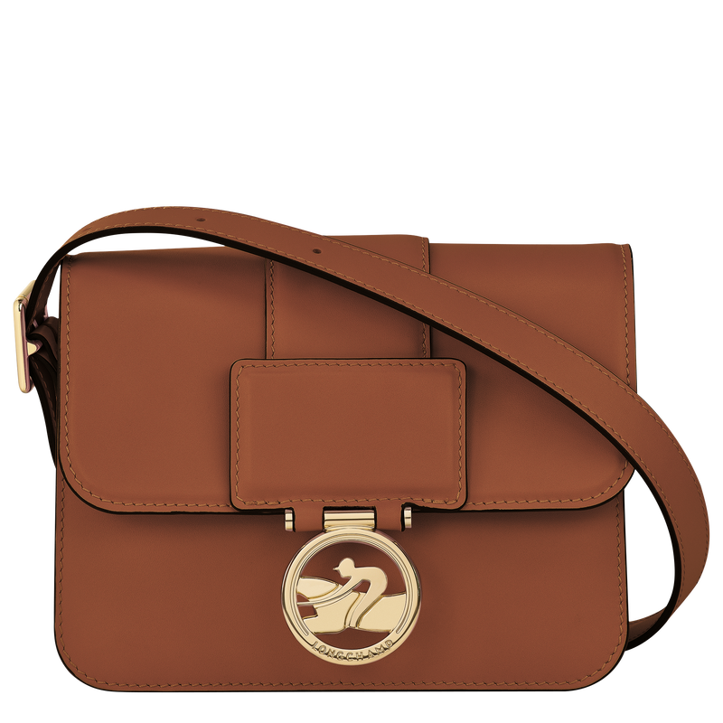 Box-Trot S Crossbody bag , Cognac - Leather  - View 1 of  2