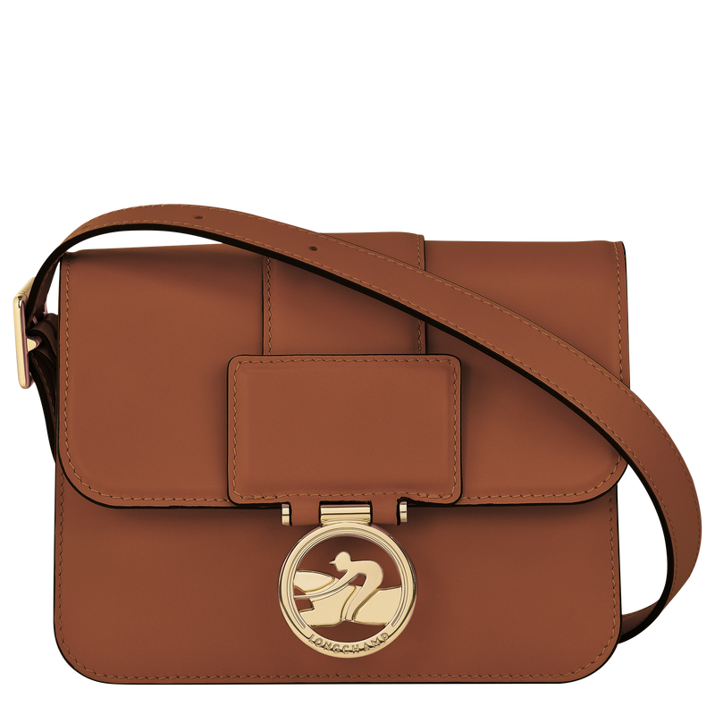 Box-Trot S Crossbody bag , Cognac - Leather  - View 1 of  2
