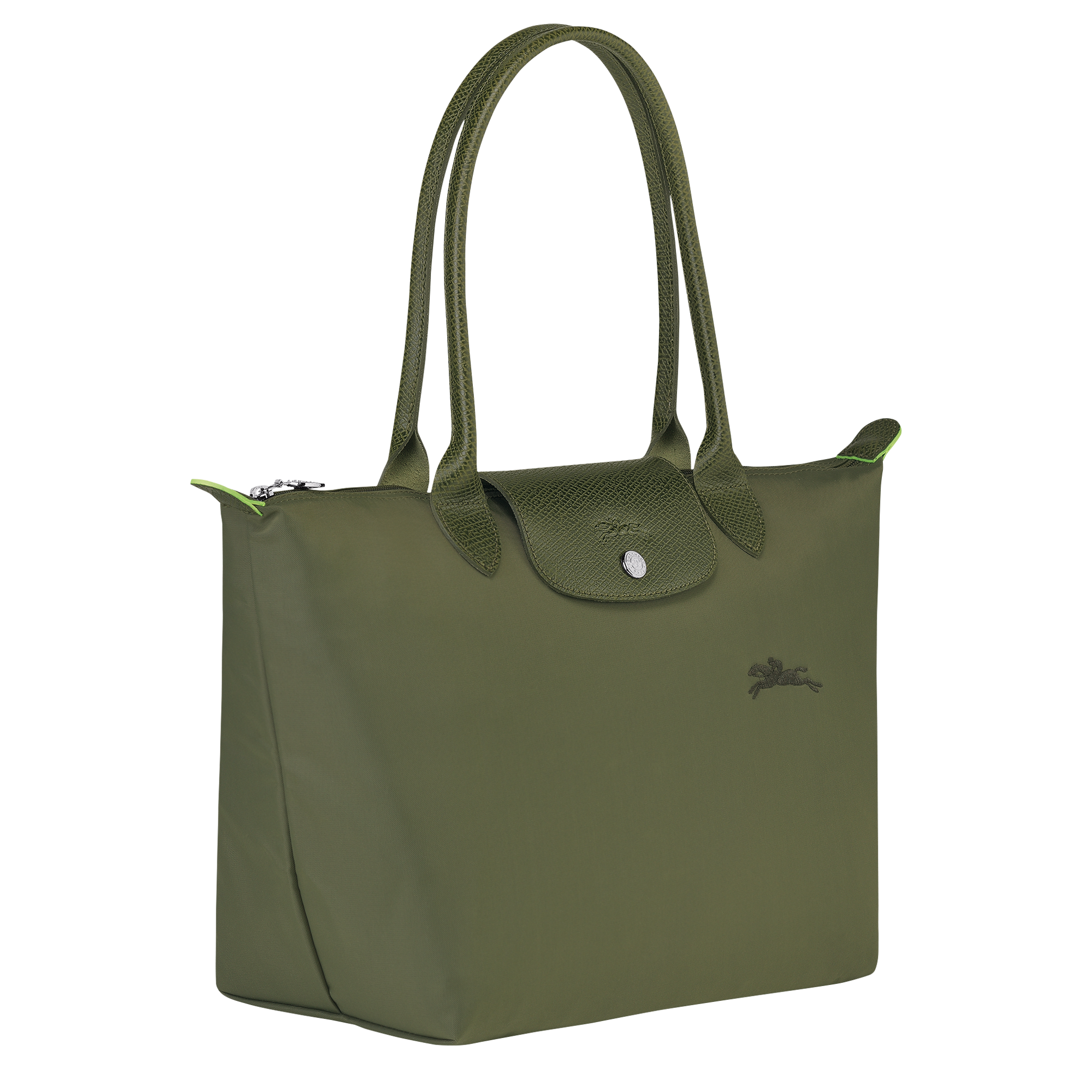 Le Pliage Green M Tote bag Sky Blue - Recycled canvas (L2605919P79)