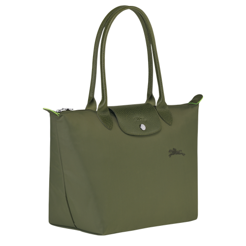 Le Pliage Green M Tote bag , Forest - Recycled canvas - View 3 of 6