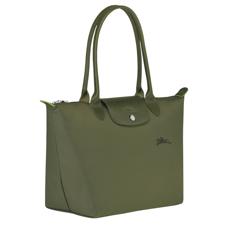 Le Pliage Green M Tote bag , Forest - Recycled canvas  - View 3 of  5