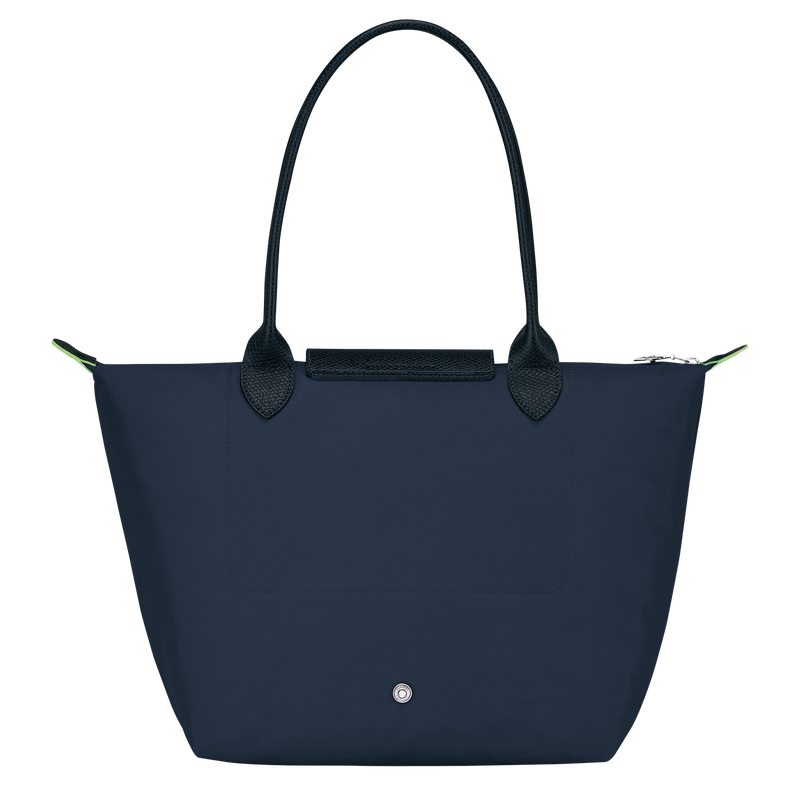 Le Pliage Green M Tote bag , Navy - Recycled canvas  - View 3 of 4