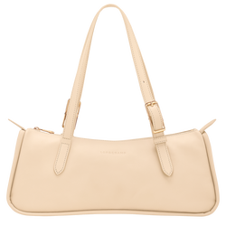 Looong L Shoulder bag , Vanilla - Leather