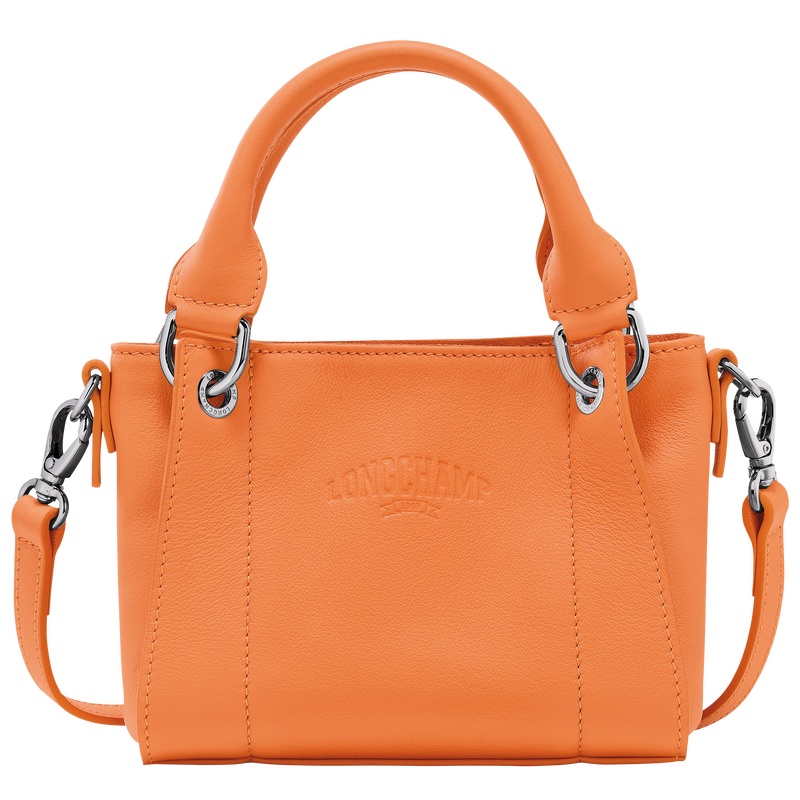 Orange leather shoulder bag new arrivals