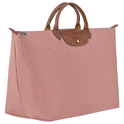 Le Pliage Original 旅行袋 L , 粉紅茶色 - 再生帆布