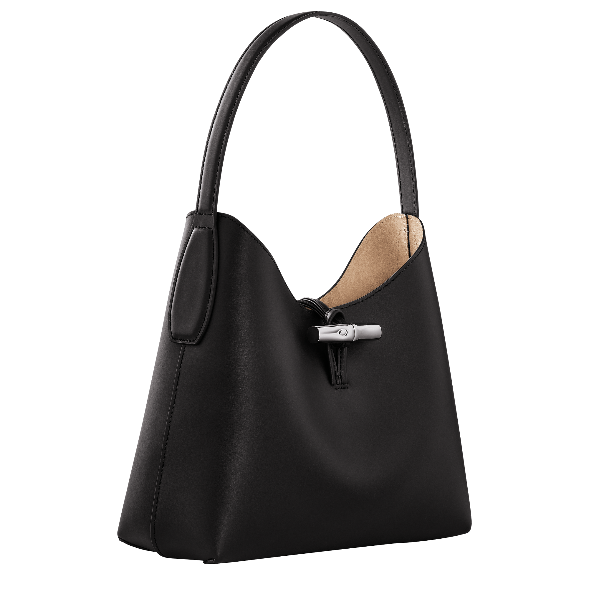 Hobo bag M, Black - View 3 of
6 - zoom in Roseau Hobo bag M, Black