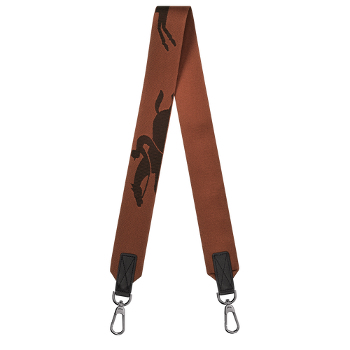 Longchamp 3D Schulterriemen, Cognac