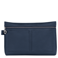 Le Foulonné Toiletry case , Navy - Leather