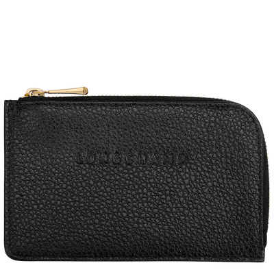 Le Foulonné Card holder, Black