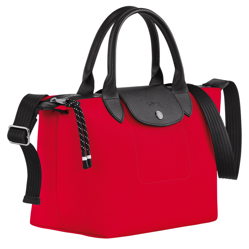 Le Pliage Energy S Handbag , Poppy - Recycled canvas  - View 3 of  5