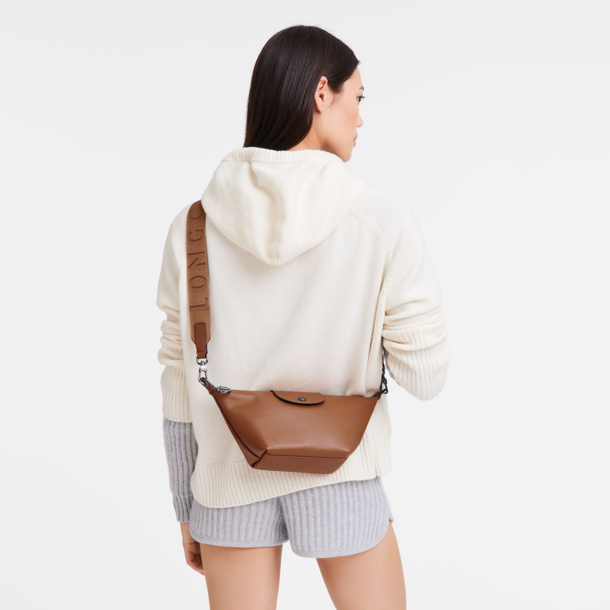 Umhängetasche XS Le Pliage Xtra Leder - Cognac | Longchamp DE