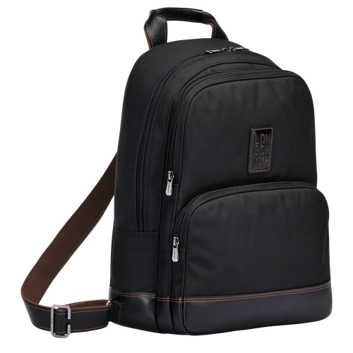 Boxford Backpack Black Recycled canvas Longchamp HR