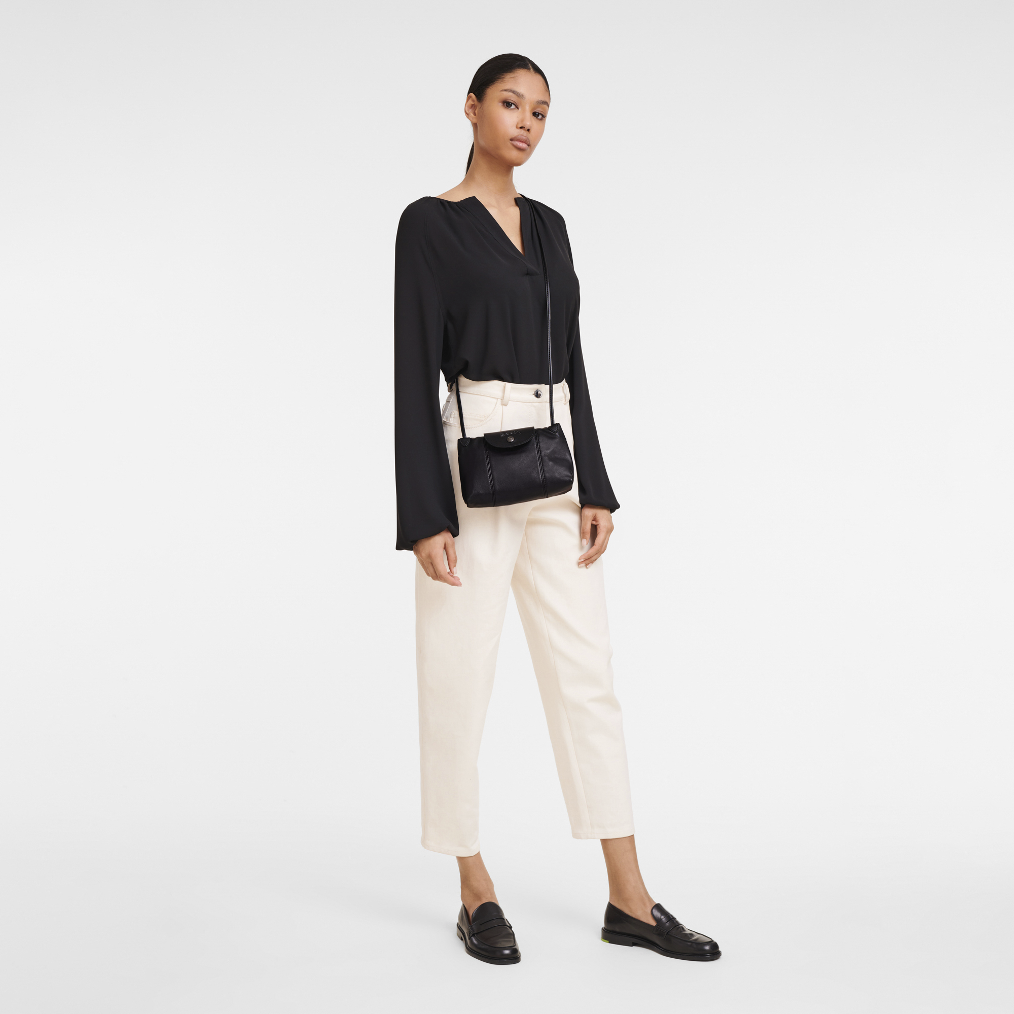 Le pliage cuir discount small crossbody bag