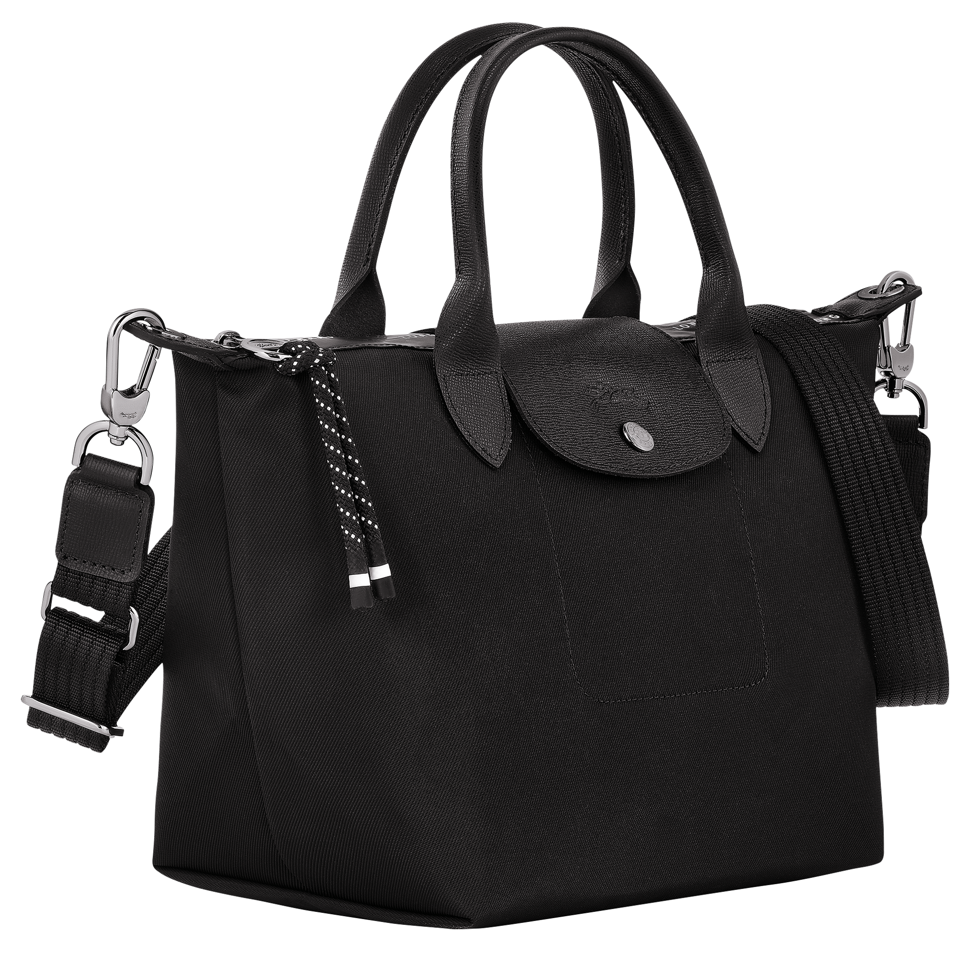 Le Pliage Energy S Handbag Black - Recycled canvas (L1512HSR001)