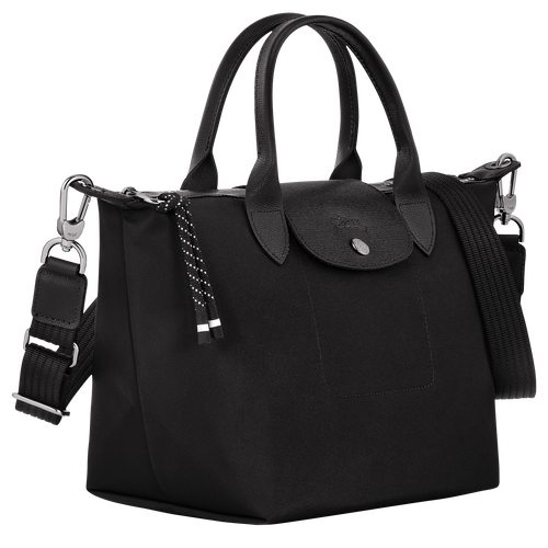 Le Pliage Energy Tas met handgreep aan de bovenkant S , Zwart - Gerecycled canvas - Weergave 3 van  6