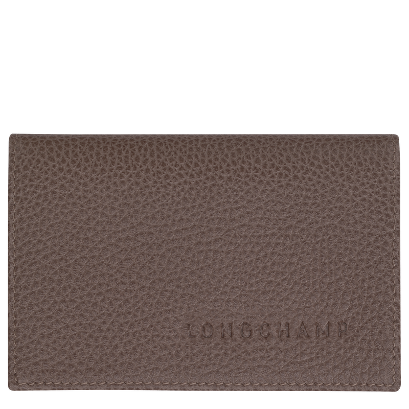 Porta-cart&otilde;es Le Foulonn&eacute; , Pele - Castanho-acinzentado  - Vista 1 de  3