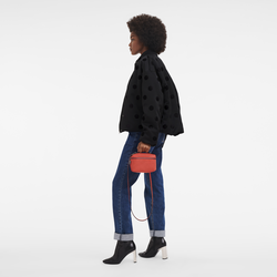 Umhängetasche XS Le Pliage Xtra , Leder - Orange