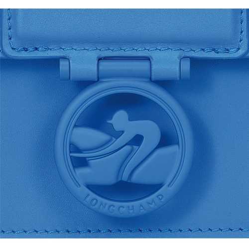 Box-Trot M Baguette bag , Cobalt - Leather - View 6 of  6
