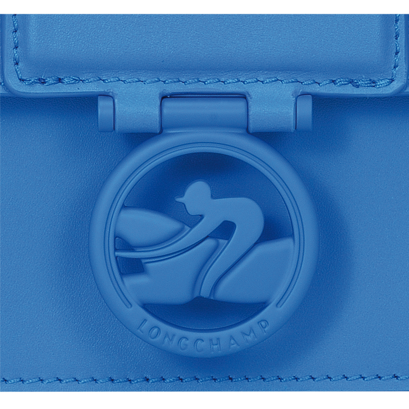 Baguette-Tasche M Box-Trot , Leder - Kobaltblau  - Ansicht 6 von 6