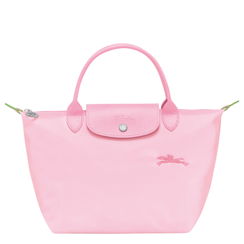 Le Pliage Green S Handbag , Pink - Recycled canvas  - View 1 of  6