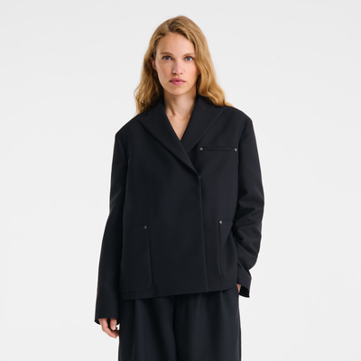 null Jacke, Schwarz