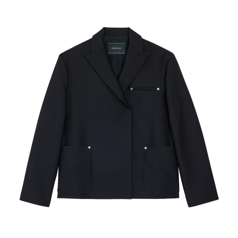 Jacke , Cr&ecirc;pe - Schwarz  - Ansicht 1 von 1