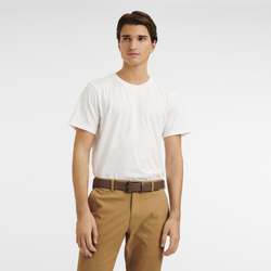 Le Pliage Men's belt , Brown - Leather