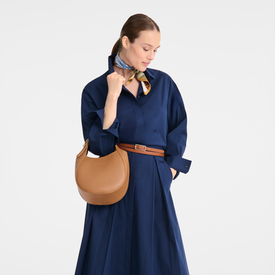 Le Foulonn&eacute; Handbag S, Pecan