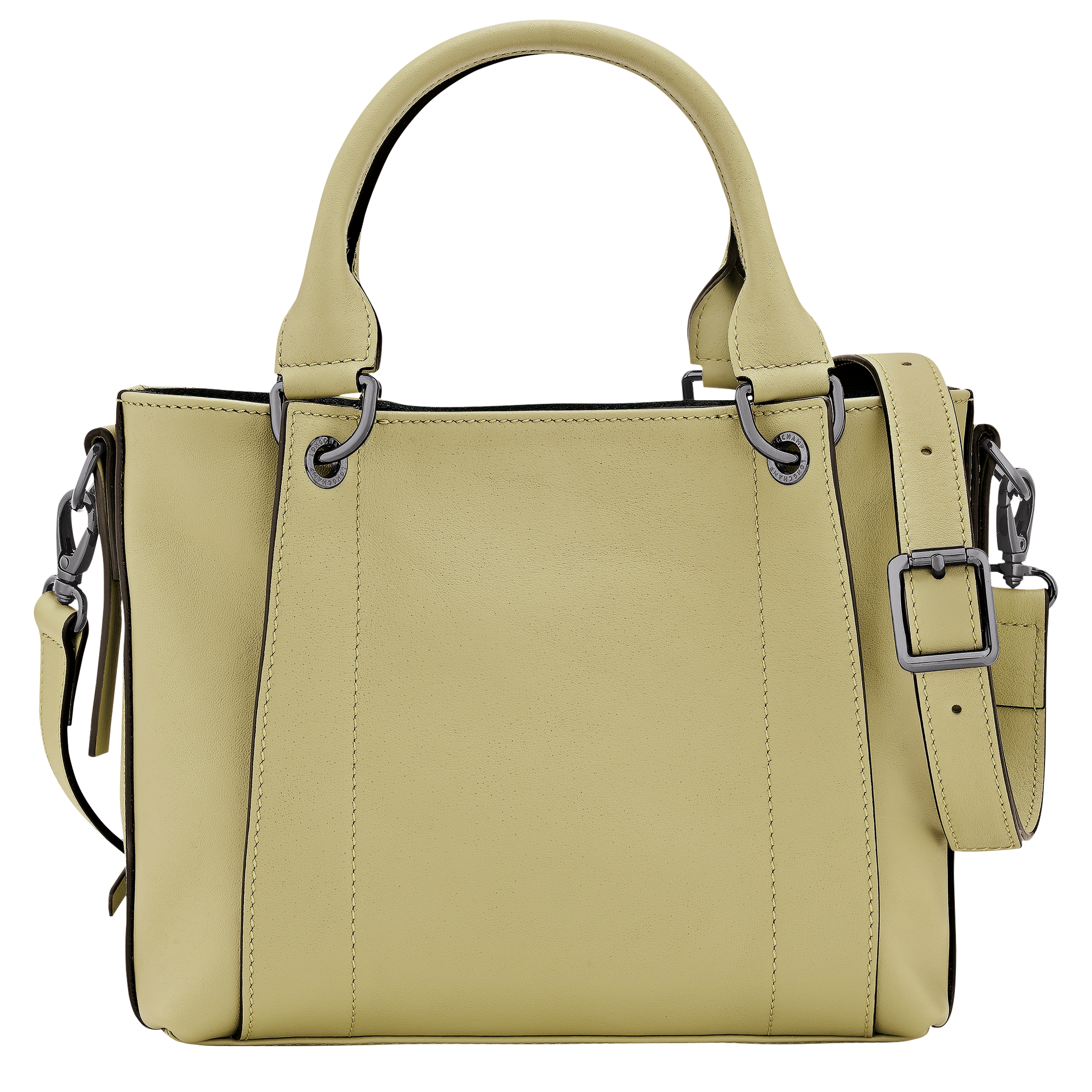 Longchamp 3D S Handbag Almond Green - Leather | Longchamp US Longchamp 3D S Handbag Almond Green - Leather | Longchamp US