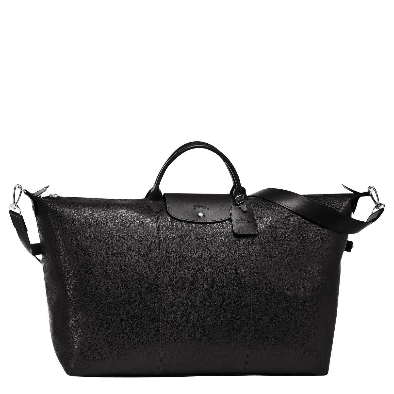 Le Foulonn S Travel bag Black Leather Longchamp FI