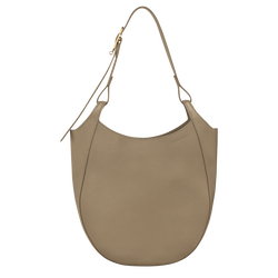 Le Foulonn&eacute; L Hobo bag , Lichen - Leather