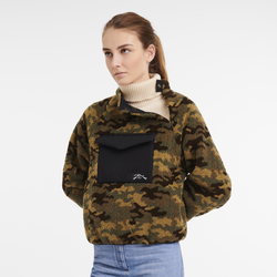 Fleece jacket , Khaki - Fleece