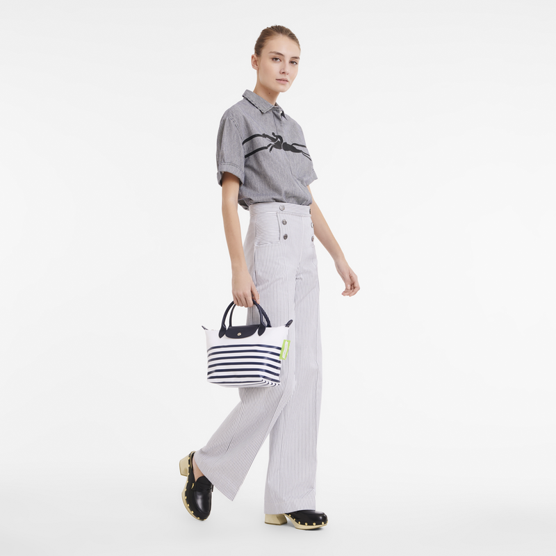 Longchamp Smile - Shoulder Bag in White