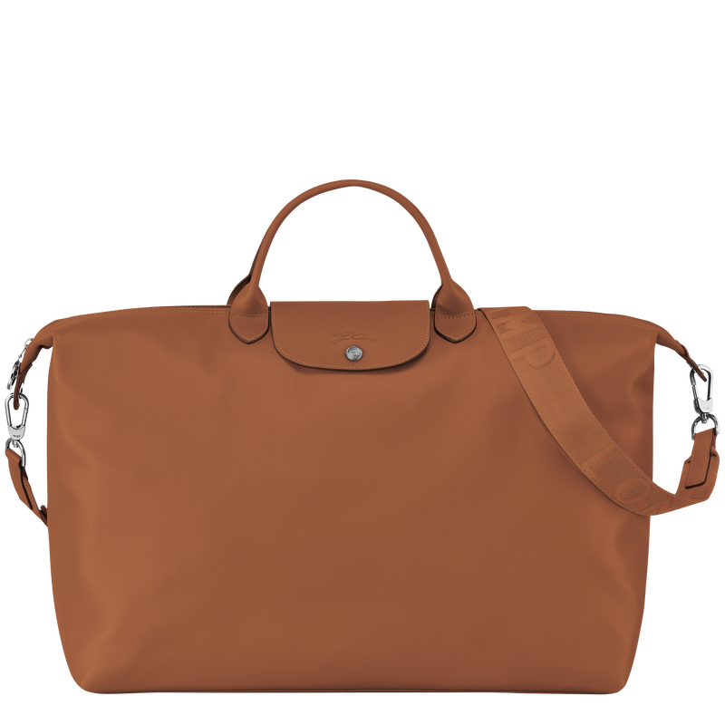 Sac de voyage S Le Pliage Xtra , Cuir - Cognac  - Vue 1 de 5