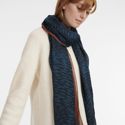 Chevaux Stole , Navy - OTHER