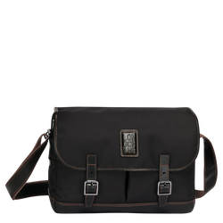 Boxford L Crossbody bag , Black - Recycled canvas