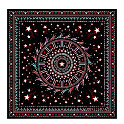 Le Pliage Étoiles - Silk scarf Silk scarf
