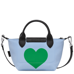 Le Pliage Collection Handbag XS, Sky Blue/Lawn