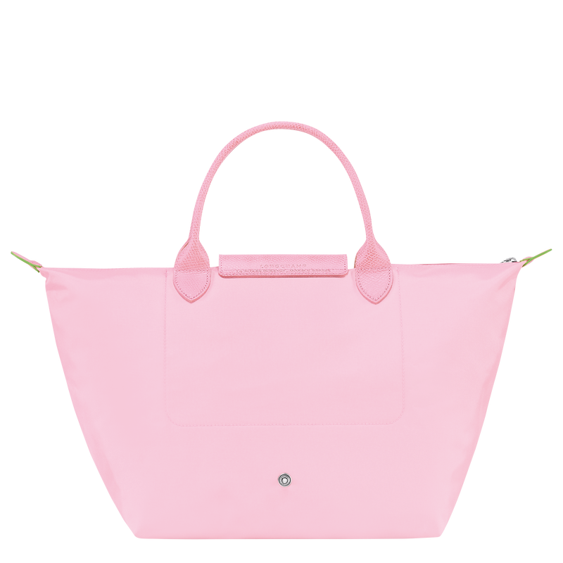 Le Pliage Green M Handbag , Pink - Recycled canvas  - View 3 of  5