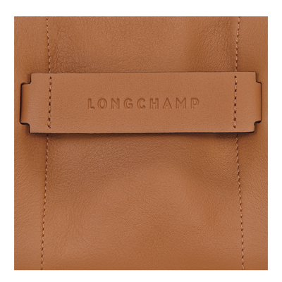 Longchamp 3D 斜背袋 S, 黃褐色