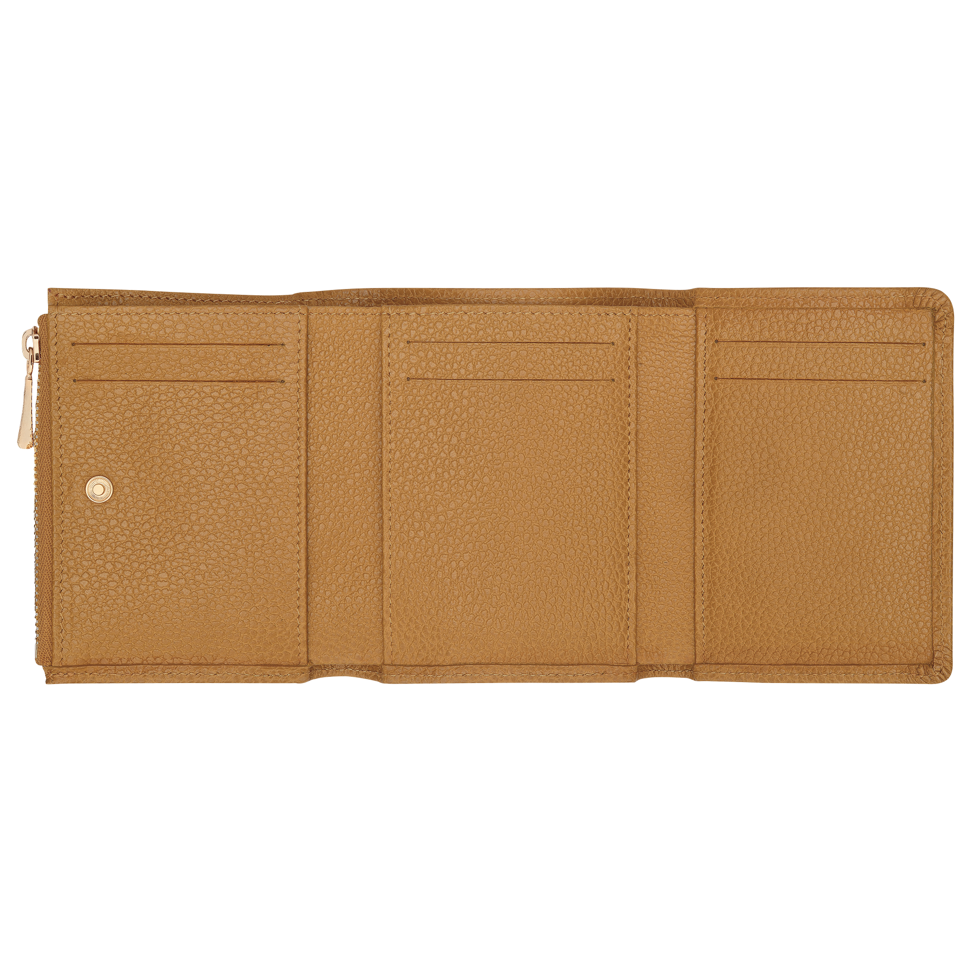 Compact wallet, Nutmeg - View 3 of
3 - zoom in Le Foulonné Compact wallet, Nutmeg