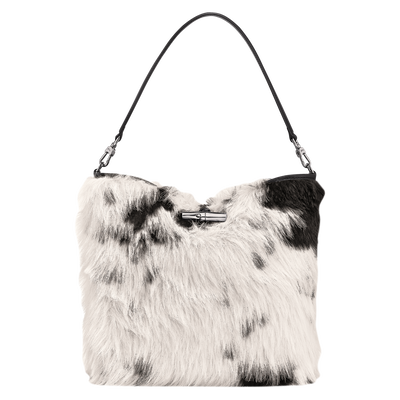Hobo bag M, Black/White