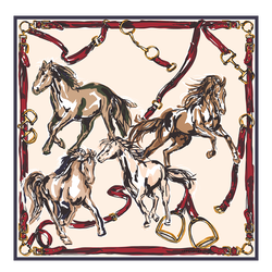 Foulard di seta 90