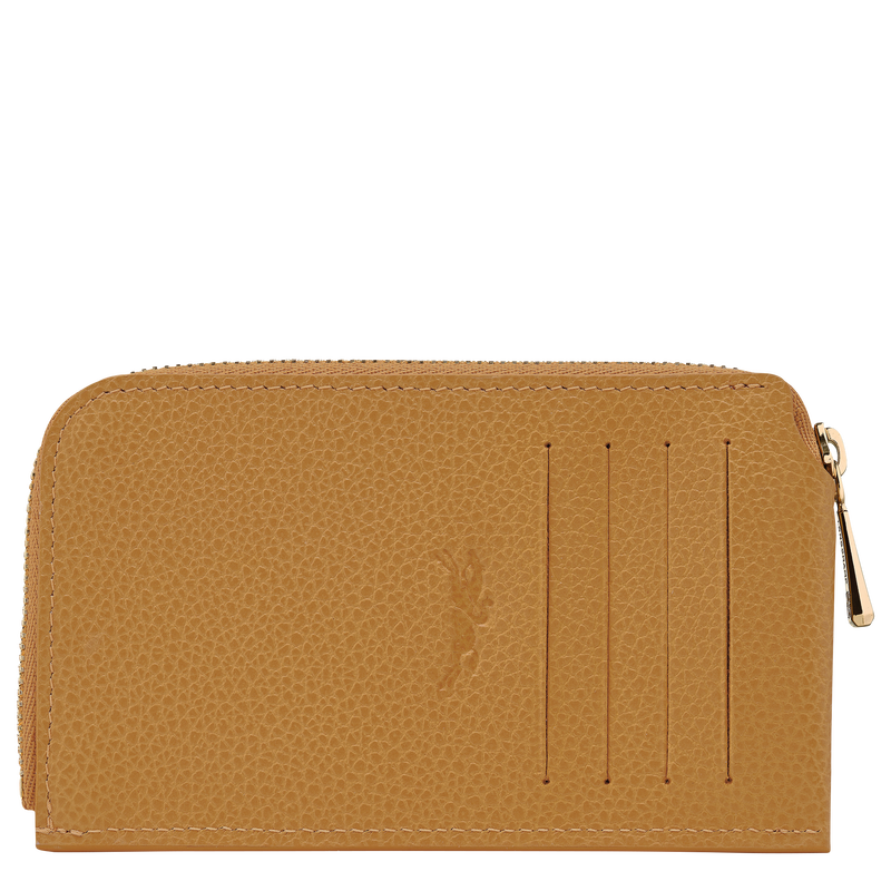 Le Foulonné Card holder , Nutmeg - Leather  - View 2 of 2