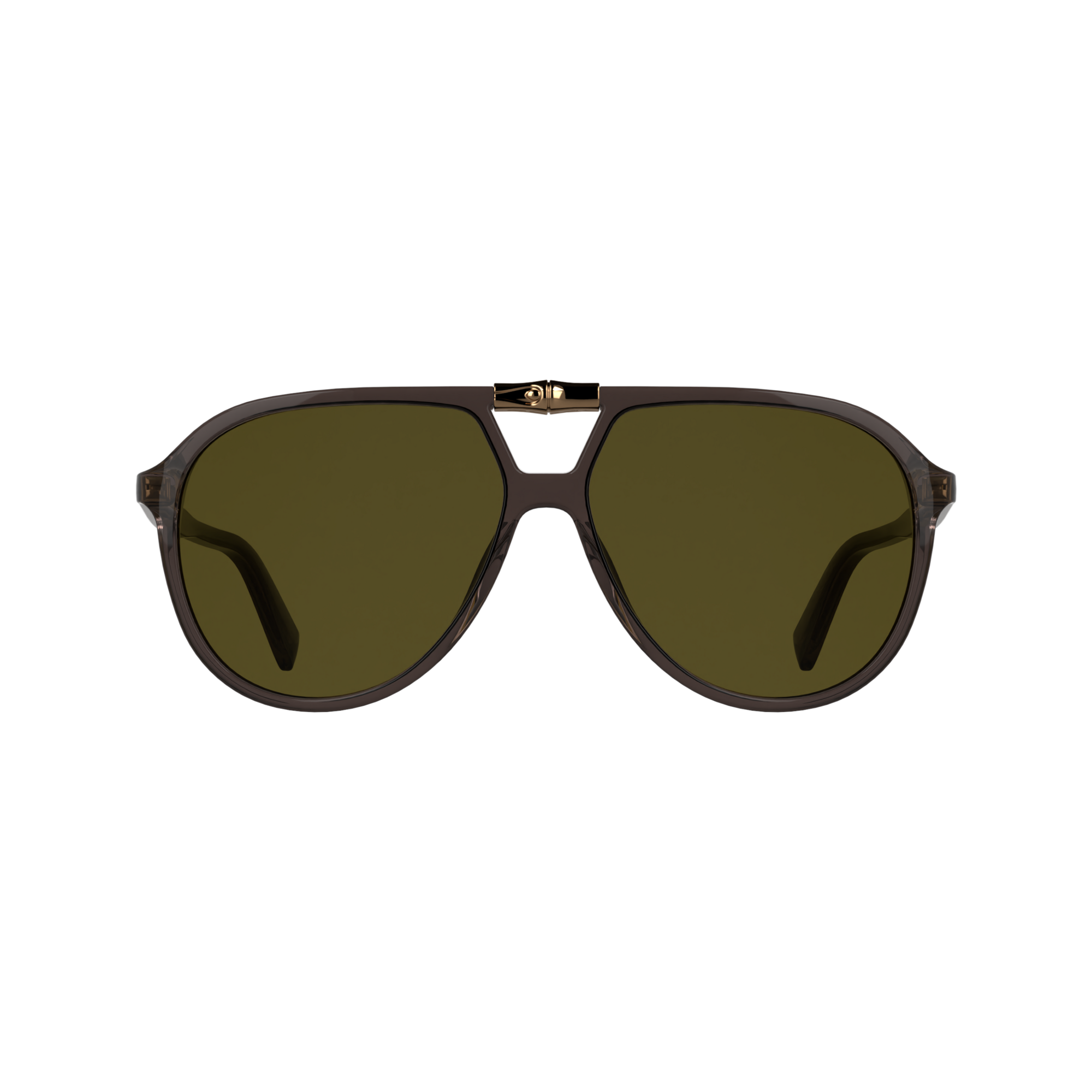 null Lunettes de soleil, Marron