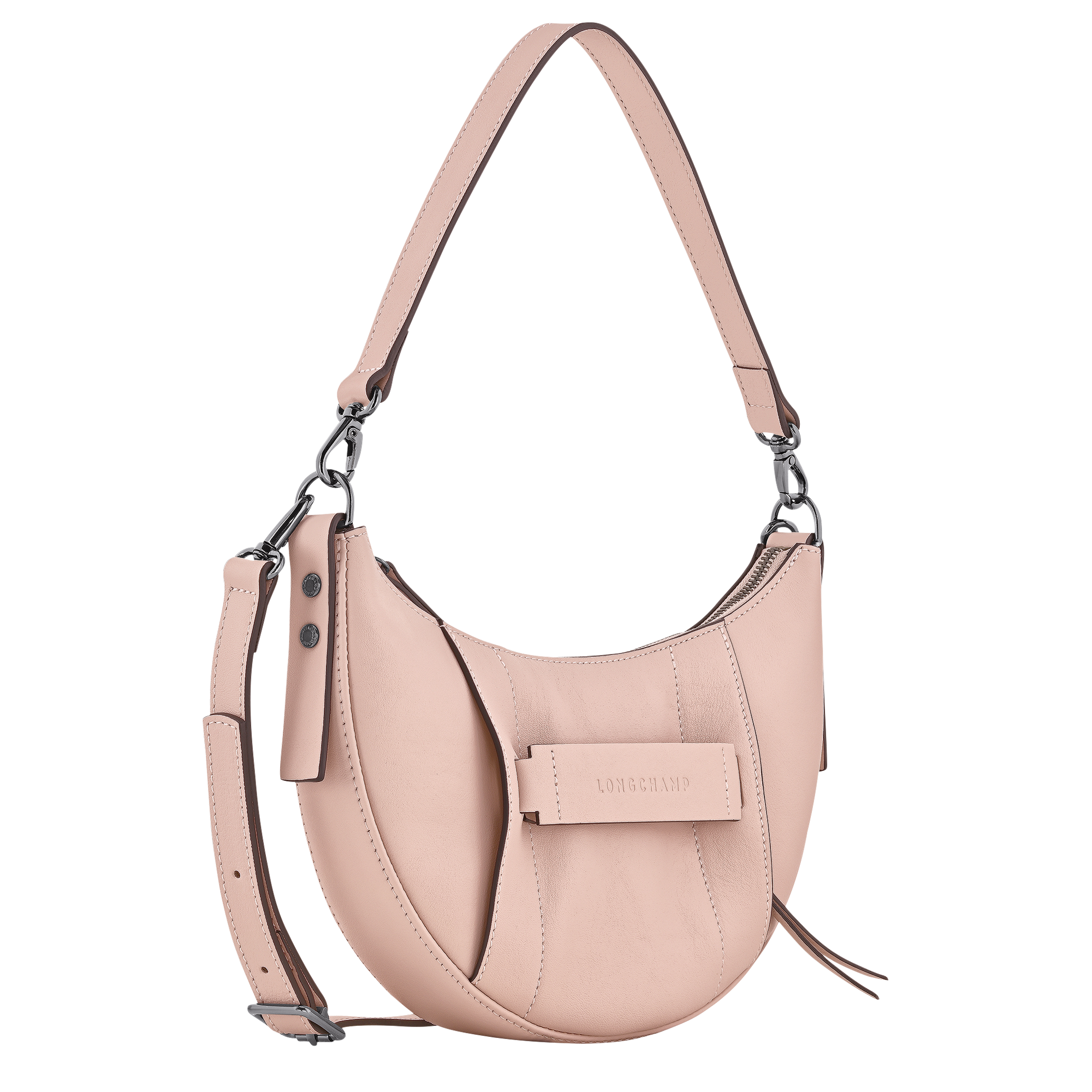 Crossbody bag S, Petal Pink - View 3 of
4 - zoom in Longchamp 3D Crossbody bag S, Petal Pink