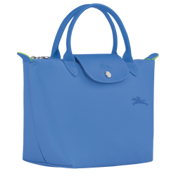 Le Pliage Green 手提包 S , 矢車菊藍 - 再生帆布