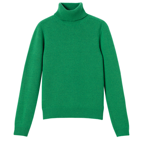 Fall-Winter 2022 Collection Turtleneck sweater, Green