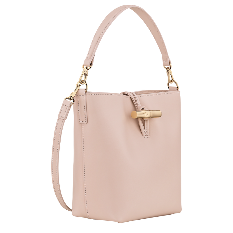 Le Roseau XS Bucket bag , Petal Pink - Leather  - View 3 of  6